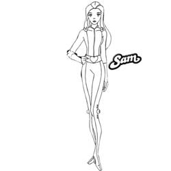 Dibujo para colorear: Totally Spies (Dibujos Animados y Series Animadas) #29007 - Dibujos para Colorear e Imprimir Gratis