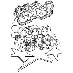 Dibujo para colorear: Totally Spies (Dibujos Animados y Series Animadas) #29008 - Dibujos para Colorear e Imprimir Gratis