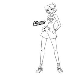 Dibujo para colorear: Totally Spies (Dibujos Animados y Series Animadas) #29012 - Dibujos para Colorear e Imprimir Gratis