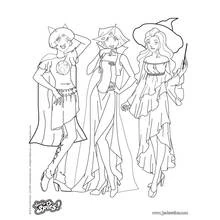 Dibujos para colorear: Totally Spies - Dibujos para Colorear e Imprimir Gratis