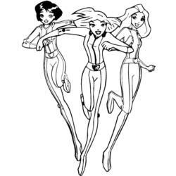Dibujo para colorear: Totally Spies (Dibujos Animados y Series Animadas) #29019 - Dibujos para Colorear e Imprimir Gratis