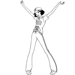 Dibujo para colorear: Totally Spies (Dibujos Animados y Series Animadas) #29029 - Dibujos para Colorear e Imprimir Gratis