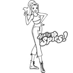 Dibujo para colorear: Totally Spies (Dibujos Animados y Series Animadas) #29037 - Dibujos para Colorear e Imprimir Gratis