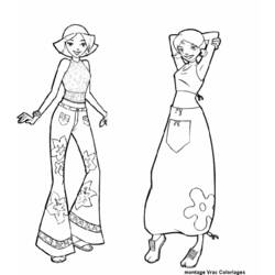 Dibujo para colorear: Totally Spies (Dibujos Animados y Series Animadas) #29045 - Dibujos para Colorear e Imprimir Gratis