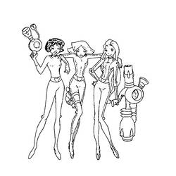 Dibujo para colorear: Totally Spies (Dibujos Animados y Series Animadas) #29056 - Dibujos para Colorear e Imprimir Gratis