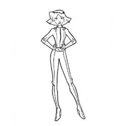 Dibujo para colorear: Totally Spies (Dibujos Animados y Series Animadas) #29069 - Dibujos para Colorear e Imprimir Gratis