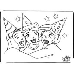 Dibujo para colorear: Totally Spies (Dibujos Animados y Series Animadas) #29086 - Dibujos para Colorear e Imprimir Gratis