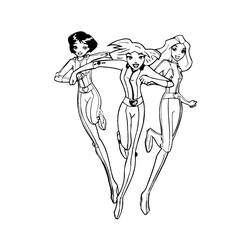Dibujo para colorear: Totally Spies (Dibujos Animados y Series Animadas) #29095 - Dibujos para Colorear e Imprimir Gratis
