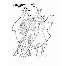 Dibujo para colorear: Totally Spies (Dibujos Animados y Series Animadas) #29096 - Dibujos para Colorear e Imprimir Gratis