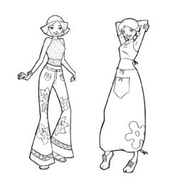 Dibujo para colorear: Totally Spies (Dibujos Animados y Series Animadas) #29101 - Dibujos para Colorear e Imprimir Gratis