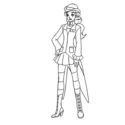 Dibujo para colorear: Totally Spies (Dibujos Animados y Series Animadas) #29120 - Dibujos para Colorear e Imprimir Gratis