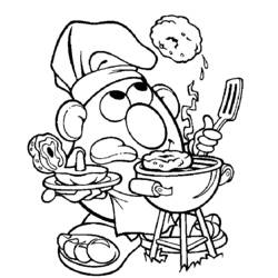 Dibujo para colorear: Toy Story: Mister Potato Head (Dibujos Animados y Series Animadas) #45102 - Dibujos para Colorear e Imprimir Gratis