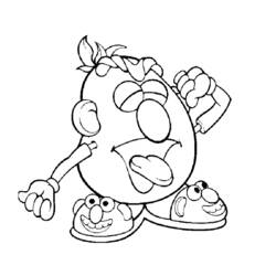 Dibujo para colorear: Toy Story: Mister Potato Head (Dibujos Animados y Series Animadas) #45103 - Dibujos para Colorear e Imprimir Gratis