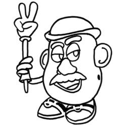 Dibujo para colorear: Toy Story: Mister Potato Head (Dibujos Animados y Series Animadas) #45110 - Dibujos para Colorear e Imprimir Gratis