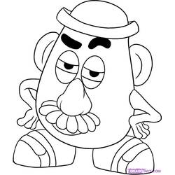 Dibujos para colorear: Toy Story: Mister Potato Head - Dibujos para Colorear e Imprimir Gratis