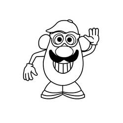 Dibujo para colorear: Toy Story: Mister Potato Head (Dibujos Animados y Series Animadas) #45112 - Dibujos para Colorear e Imprimir Gratis