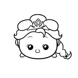 Dibujo para colorear: Tsum Tsum (Dibujos Animados y Series Animadas) #172615 - Dibujos para Colorear e Imprimir Gratis