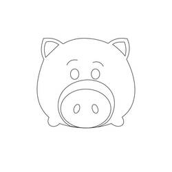 Dibujo para colorear: Tsum Tsum (Dibujos Animados y Series Animadas) #172618 - Dibujos para Colorear e Imprimir Gratis