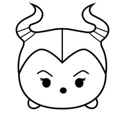 Dibujo para colorear: Tsum Tsum (Dibujos Animados y Series Animadas) #172621 - Dibujos para Colorear e Imprimir Gratis