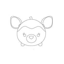 Dibujo para colorear: Tsum Tsum (Dibujos Animados y Series Animadas) #172626 - Dibujos para Colorear e Imprimir Gratis