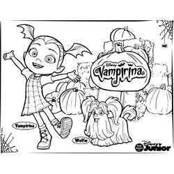 Dibujo para colorear: Vampirina (Dibujos Animados y Series Animadas) #198566 - Dibujos para Colorear e Imprimir Gratis