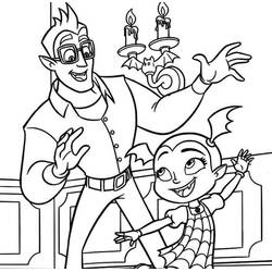 Dibujo para colorear: Vampirina (Dibujos Animados y Series Animadas) #198568 - Dibujos para Colorear e Imprimir Gratis