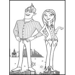 Dibujo para colorear: Vampirina (Dibujos Animados y Series Animadas) #198582 - Dibujos para Colorear e Imprimir Gratis