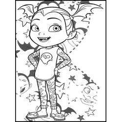 Dibujo para colorear: Vampirina (Dibujos Animados y Series Animadas) #198584 - Dibujos para Colorear e Imprimir Gratis