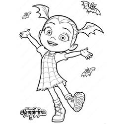 Dibujo para colorear: Vampirina (Dibujos Animados y Series Animadas) #198601 - Dibujos para Colorear e Imprimir Gratis
