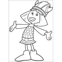 Dibujo para colorear: Vic Le Viking (Dibujos Animados y Series Animadas) #207029 - Dibujos para Colorear e Imprimir Gratis