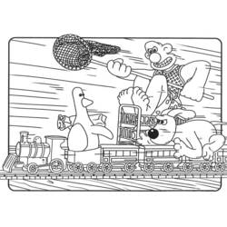 Dibujo para colorear: Wallace y Gromit (Dibujos Animados y Series Animadas) #133466 - Dibujos para Colorear e Imprimir Gratis