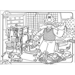 Dibujo para colorear: Wallace y Gromit (Dibujos Animados y Series Animadas) #133475 - Dibujos para Colorear e Imprimir Gratis