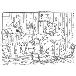Dibujo para colorear: Wallace y Gromit (Dibujos Animados y Series Animadas) #203621 - Dibujos para Colorear e Imprimir Gratis