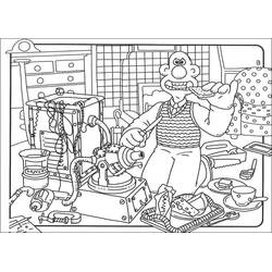 Dibujo para colorear: Wallace y Gromit (Dibujos Animados y Series Animadas) #203624 - Dibujos para Colorear e Imprimir Gratis