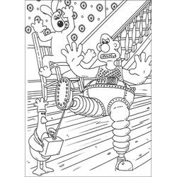 Dibujo para colorear: Wallace y Gromit (Dibujos Animados y Series Animadas) #203628 - Dibujos para Colorear e Imprimir Gratis