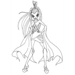 Dibujo para colorear: Winx (Dibujos Animados y Series Animadas) #180533 - Dibujos para Colorear e Imprimir Gratis