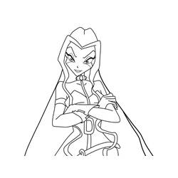 Dibujo para colorear: Winx (Dibujos Animados y Series Animadas) #180534 - Dibujos para Colorear e Imprimir Gratis