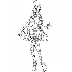 Dibujo para colorear: Winx (Dibujos Animados y Series Animadas) #180539 - Dibujos para Colorear e Imprimir Gratis
