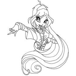 Dibujo para colorear: Winx (Dibujos Animados y Series Animadas) #180550 - Dibujos para Colorear e Imprimir Gratis