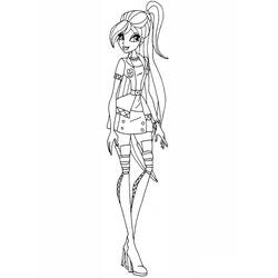 Dibujo para colorear: Winx (Dibujos Animados y Series Animadas) #180552 - Dibujos para Colorear e Imprimir Gratis