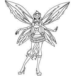 Dibujo para colorear: Winx (Dibujos Animados y Series Animadas) #180553 - Dibujos para Colorear e Imprimir Gratis