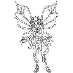 Dibujo para colorear: Winx (Dibujos Animados y Series Animadas) #180557 - Dibujos para Colorear e Imprimir Gratis