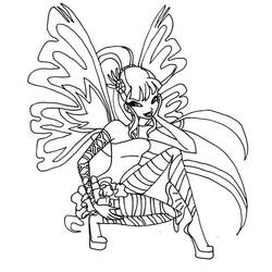 Dibujo para colorear: Winx (Dibujos Animados y Series Animadas) #180559 - Dibujos para Colorear e Imprimir Gratis