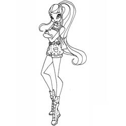 Dibujos para colorear: Winx - Dibujos para Colorear e Imprimir Gratis