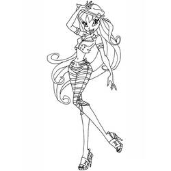 Dibujo para colorear: Winx (Dibujos Animados y Series Animadas) #180564 - Dibujos para Colorear e Imprimir Gratis