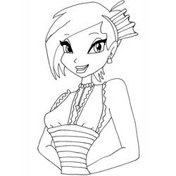 Dibujo para colorear: Winx (Dibujos Animados y Series Animadas) #180569 - Dibujos para Colorear e Imprimir Gratis