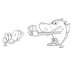 Dibujo para colorear: Zig y Sharko (Dibujos Animados y Series Animadas) #182408 - Dibujos para Colorear e Imprimir Gratis