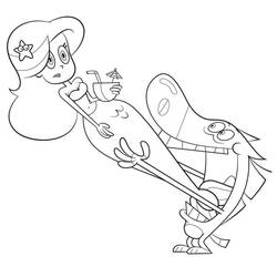 Dibujo para colorear: Zig y Sharko (Dibujos Animados y Series Animadas) #182413 - Dibujos para Colorear e Imprimir Gratis