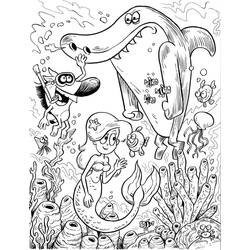 Dibujo para colorear: Zig y Sharko (Dibujos Animados y Series Animadas) #182423 - Dibujos para Colorear e Imprimir Gratis