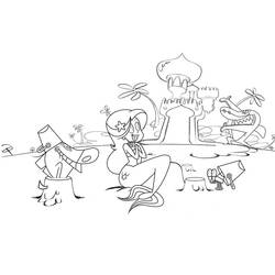 Dibujo para colorear: Zig y Sharko (Dibujos Animados y Series Animadas) #182430 - Dibujos para Colorear e Imprimir Gratis
